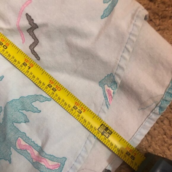 Vintage Tropical Palm AOP Beach Vacation Button Down Shirt 100% Cotton sz6 *FLAW - Picture 10 of 10